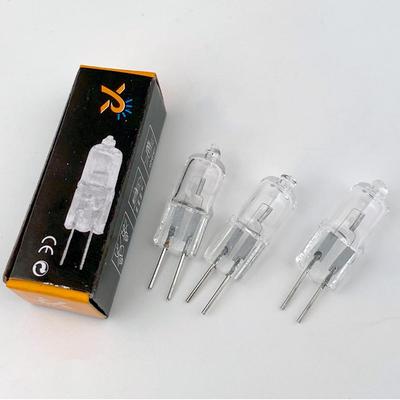 50 sztuk Mini G4 wolfram Halogen JC typ 20W G4 żarówka DC12V reflektor oszczędność energii na kryształowy żyrandol lampa halogenowa