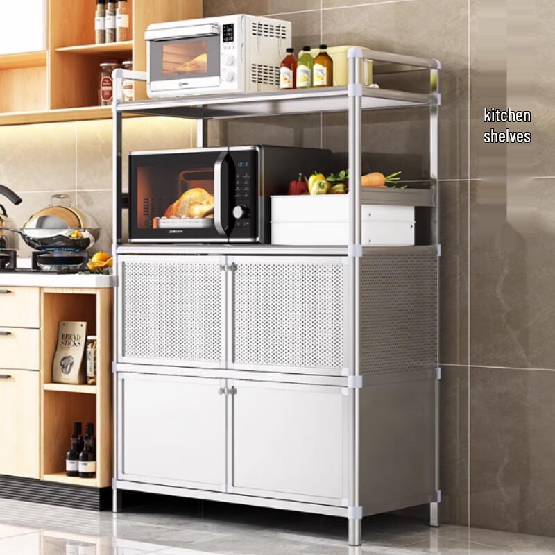 Modern Carbon Steel Kitchen Storage Cabinet