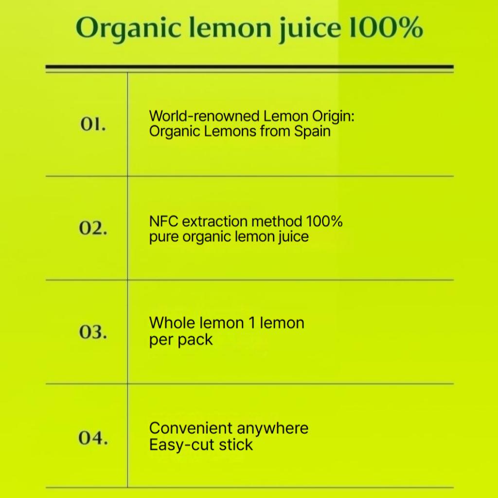 BB LAB Organik Limon Suyu 10 Adet 3 Çeşit