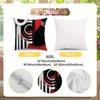[4 Pezzi Copricuscini Astratti] 4 Pezzi Copricuscini Decorativi Astratti a Strisce Geometriche per Divano, Poltrona, Soggiorno