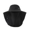 Spring and summer new high-quality shawl mask integrated sunscreen sunshade fisherman hat men's outdoor hiking hat