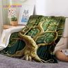 Tree of Life Nature Viking Yggdrasil Norse Soft Flannel Blankets,Throw Blanket Comfortable Blanket for Picnic Beds Home Bedroom
