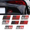 Car GR Sport Gazoo Racing Sticker Front Hood Grille Badge Emblem Decal For Corolla Supra CHR RAV4 Yaris Prado Prius Camry