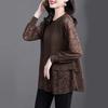 Women's Plus Size Stylish Knit Sweater: Mid-Length, Two-Piece Look, Perfect for Spring, Autumn, Winter
