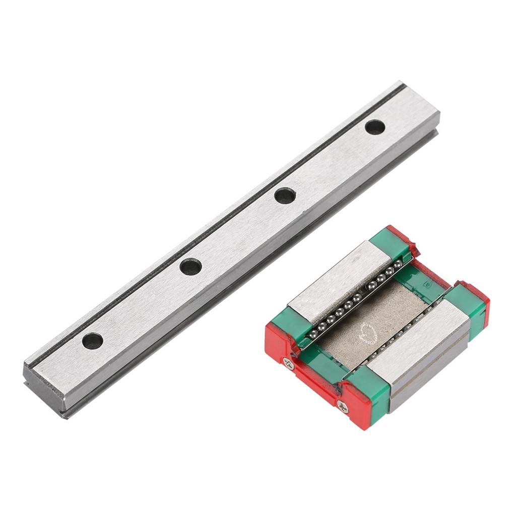 1pc LML12B Miniature Linear Rail Guide 12mm Width   Slide Block (100mm)