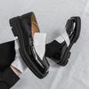 Fashion Men Business Fashion Loafers Men Casual Comfortable High-quality Small Leather Shoes Gentleman's Shoes Black White Sizes 39-46