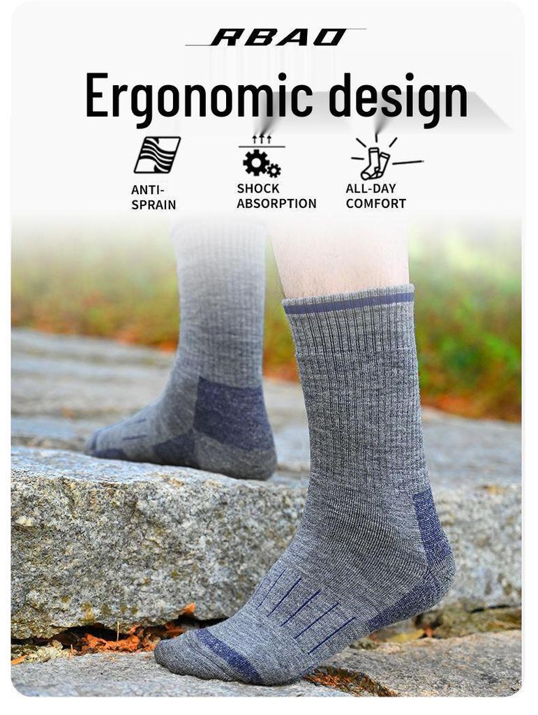 90% Merino Wool Australian Socks for Hiking, Trekking, Walking, Skiing, and Mountaineering