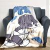1pc Fish Water Blanket Lightweight Flannel Throw for Sofa Bed Travel Camping Livingroom Office Couch Chair 1112KK
