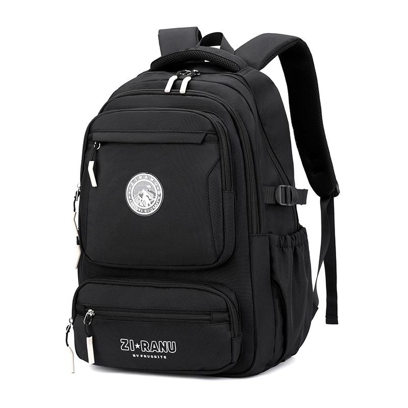 

New Backpack Backpack, Lightweight and Versatile, Suitable for Middle School, High School, College, Boys Backpack чорний