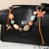 Bohemian Handcrafted Resin Butterfly Bag Charm With Dangle Pendant For Women