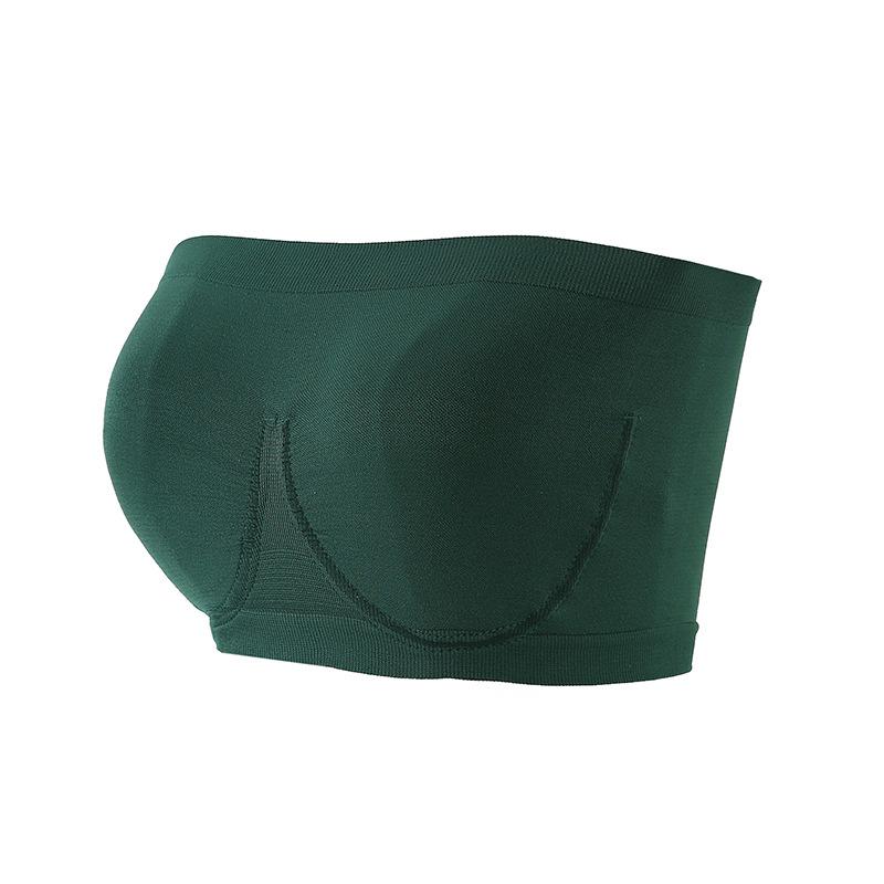 Damen Übergröße Nahtloser Trägerloser Bandeau Push-Up BH