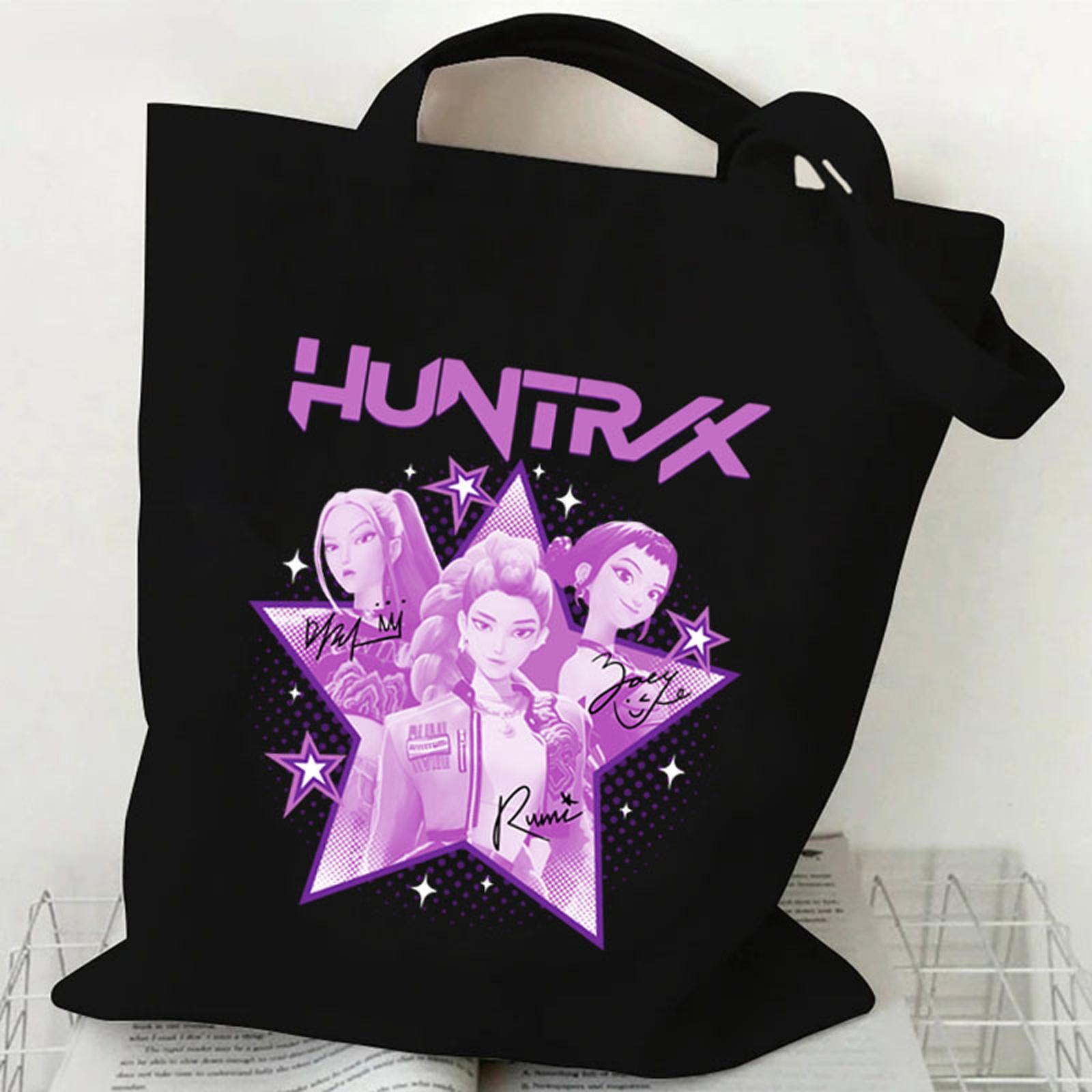 

Сумка-тоут из печатного холста «Охотники в окружении» большой вместимости One Size