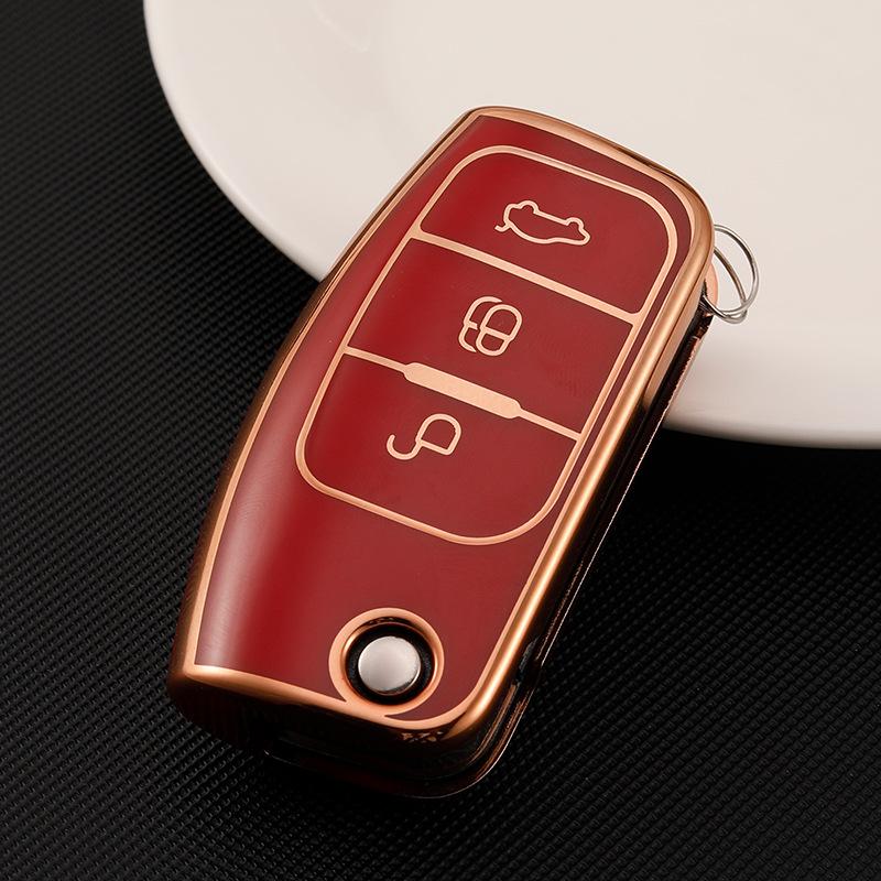 Ford Mondeo Key Set for Fox Wingbo Fiesta Forrest Lincoln Mustang TPU All-inclusive Shell