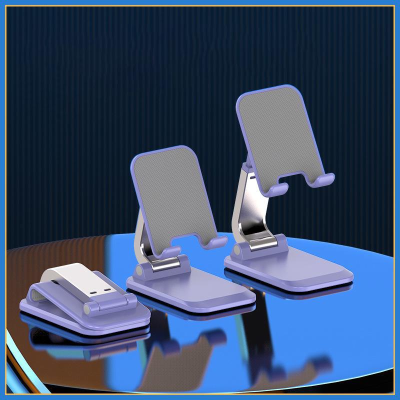 

Portable Tablet Holder Adjustable For iPad iPhone Xiaomi Folding Lazy Desktop Live Mobile Phone Stand Mount Bracket синий