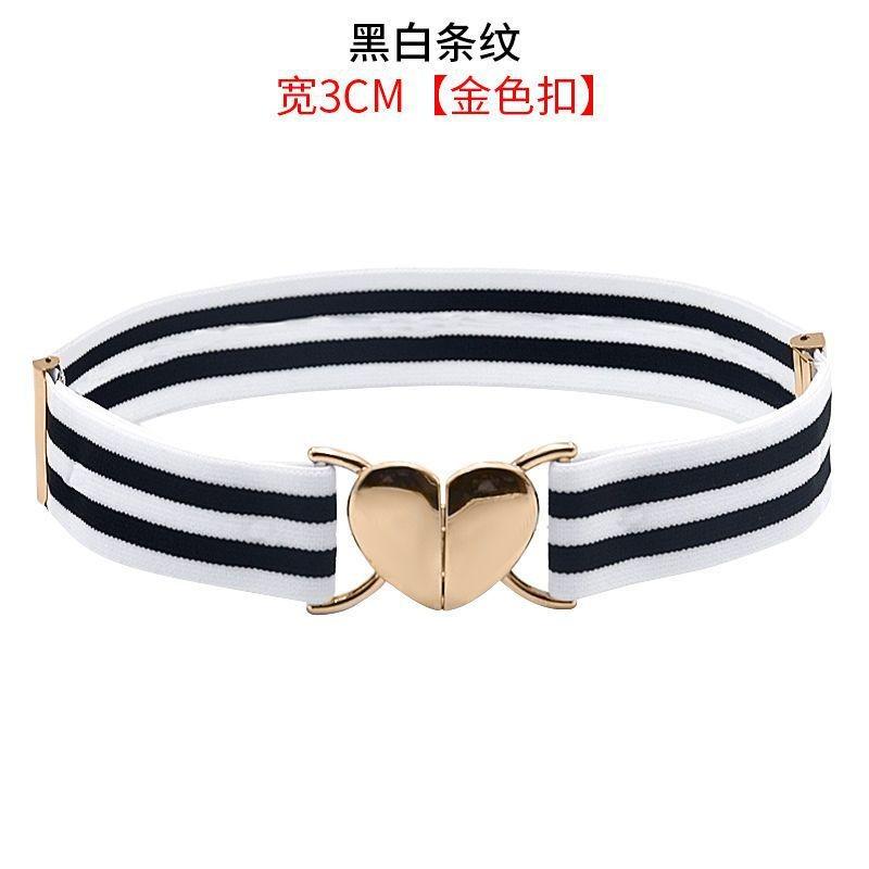 Contemporary Womens Elastic Waist Band With Smooth Buckle Fashionable Design For Occasion Every