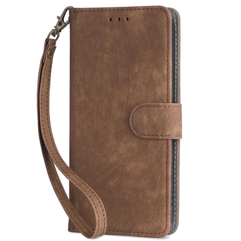 Cooper Cubot P80 Leather Phone Case with Card Slot, Stand, and Lanyard