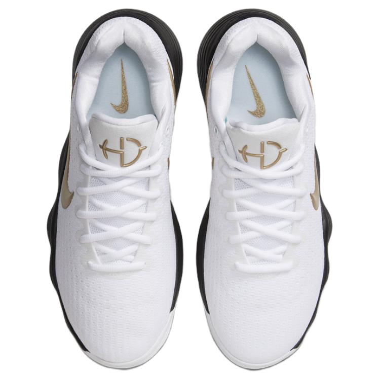 Nike Hyperdunk 2017 Low EP White Metallic Gold Black Men Sneakers HV1793-170