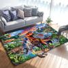Cartoon Dinosaur Carpet Rug for Living Room Bedroom Home Sofa Decoration,Kids play Non-slip Floor Mat