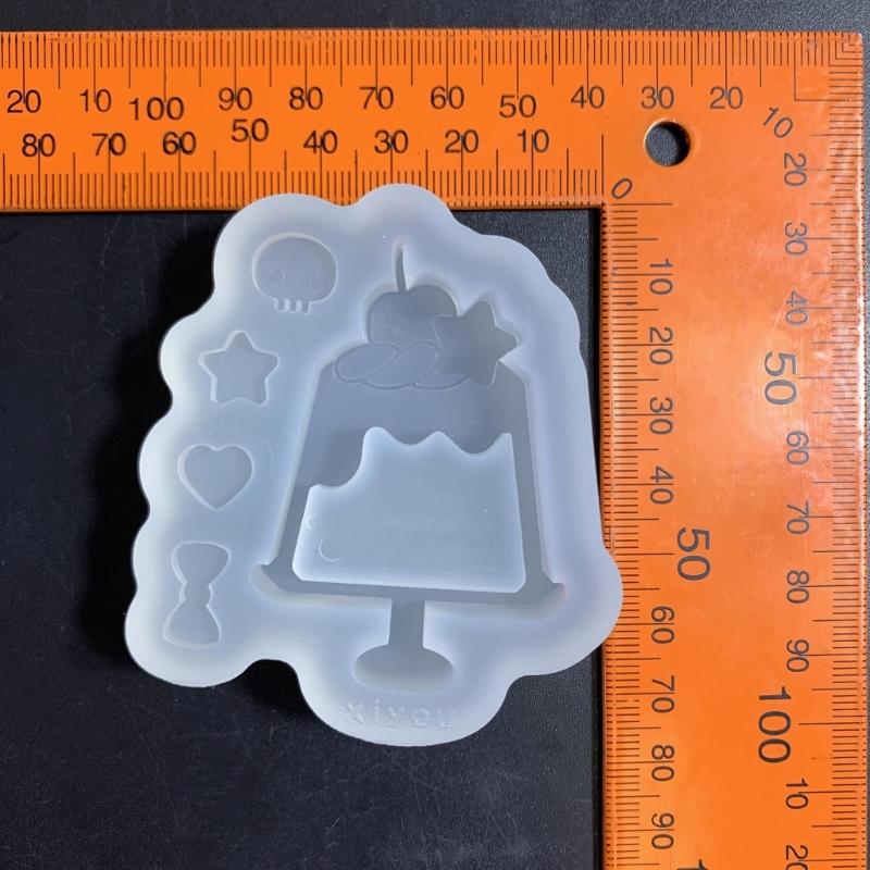 Resin Casting Shaker Mold Epoxy Quicksand Silicone Mold Resin Shaker Mold for Pendant Jewelry Keychain Decoration Making