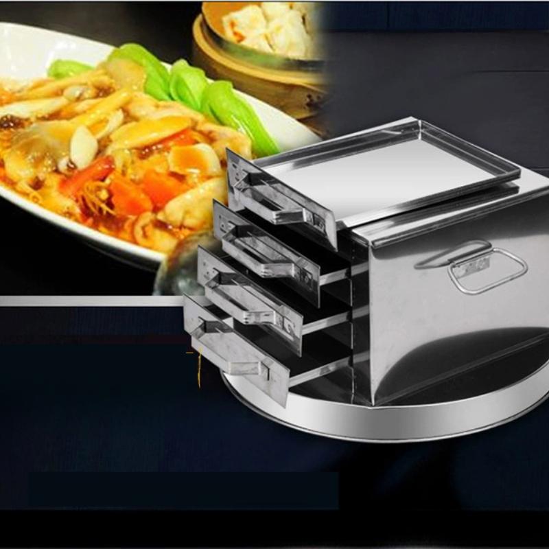 Rice Noodle Roll Food Steamer Kitchen Home Use Devices 3 Draw Cookware Changfen Machine 201 Stainless Steel