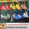 National Style Rotating Horse Keychain Pendant for Peace and Joy