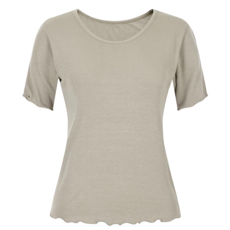 Shop   Women U Neck Jersey SilkeT T shirT whiTe Dai Wsh 20553