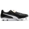 Puma King Top FG Black Men Sneakers White 105607-01