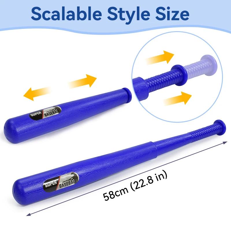 Children Baseball Ball Toys Games Adjustable Automatic Pitching Baseball Machine Toy Sets Kids Outdoor Sports Birthday Boy Gift