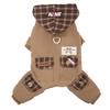 Yorkshire than bear winter warm clothes puppy dog European and American casual hooded warm 11 barn wind four legs cotton coat