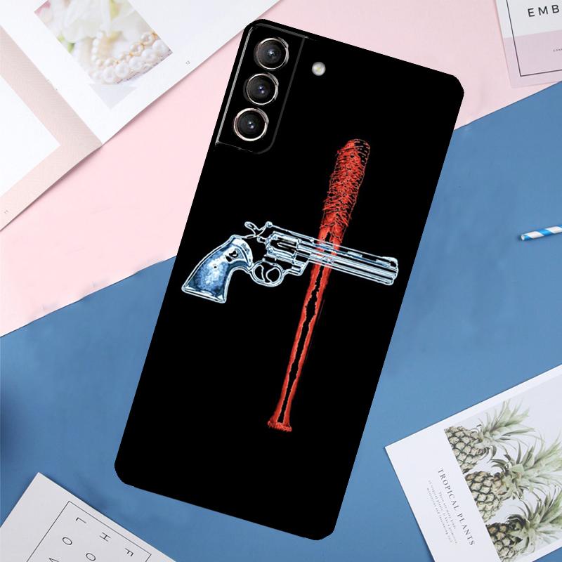 Negan The Walking Dead Case For Samsung Galaxy S25 Ultra S21 S22 S24 S23 Ultra S9 S10 Plus S21 FE S25 FE Back Cover