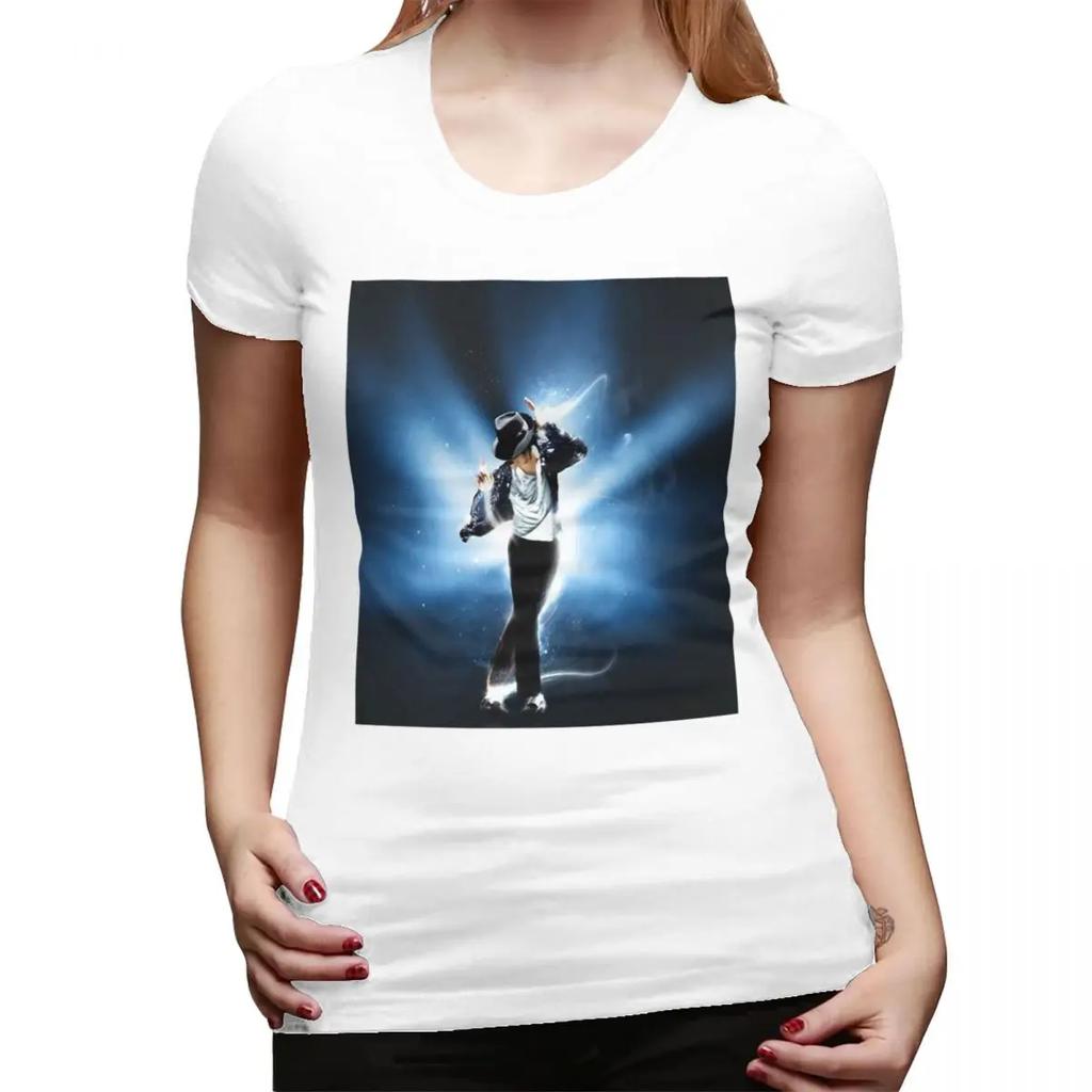 Michael Jackson Musicians Singers Dancers TShirt for Women ONeck Streetwear T Shirts Womens Tees Short Summer Clothes Tops
