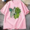 Skeleton Plant Body Tshirt Women Unisex Funny Plant Lover T Shirt Plant Mom Tee Funny Graphic T Shirts Cotton Short Sleeve Clothes