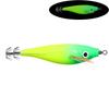 10cm10gLuminous Wooden Shrimp Noise Colorful Balance Shrimp Squid Hook Lure Hard Bait Sea Fishing Fake Bait Special Model