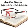 Ultralight Trendy Anti Blue Light Reading Glasses Fashion Women And Men Small Square Frame High-Definition Hyperopia Glasses