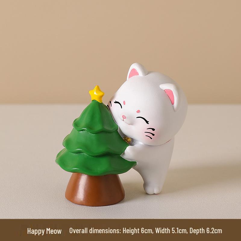Lucky Cat Ornament for Home, Office, or Car Console
