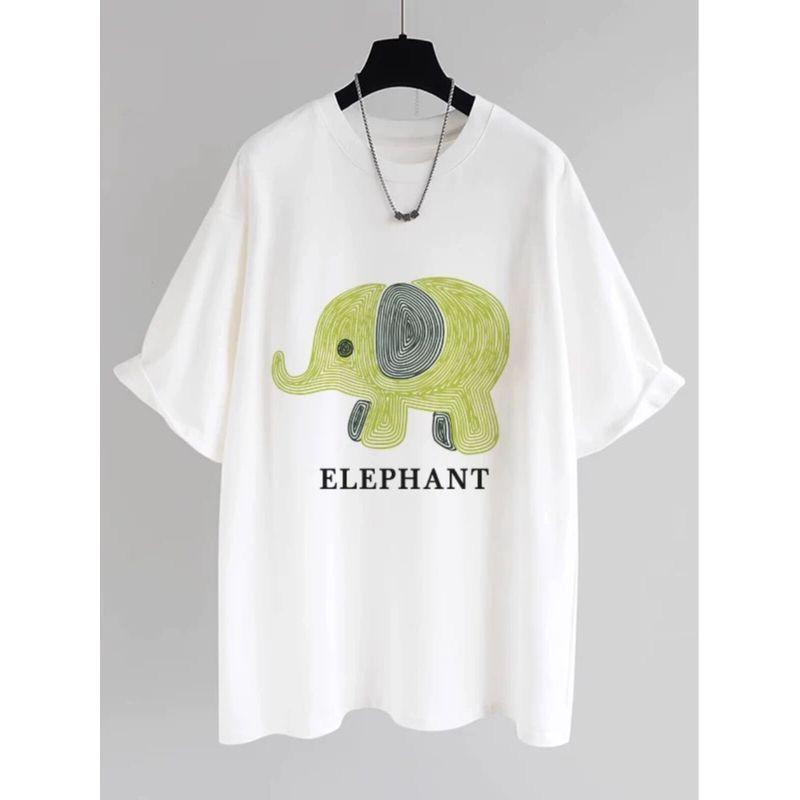 Raspberry Color Pure Cotton Right-Shoulder Short-Sleeved T-Shirt 150kg Plus Size Women's Clothing 2026 Summer New Style 100kg Loose Top