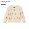 Teenie Weenie Kids Baby Girl Jacquard Knit Cardigan