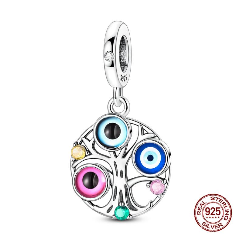 New In Original Charms Copper Cute Panda Holding Heart-Shaped Charms Beads Fit 3Mm Original Bracelet Women Diy Jewelry Gifts