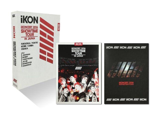 iKON iKONCERT 2016 SHOWTIME TOUR IN JAPAN 3 DVD+2 CD+Photo Book AVBY-58397 NEW