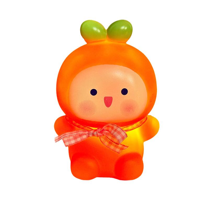 Night Lamp Warm Light Compact Cartoon Cute Rabbit Shaped Powered Battery