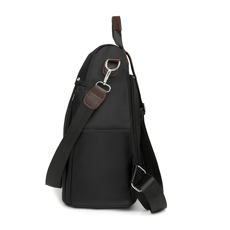 Anti-Theft Backpack Women's Nylon Travel Bag Multifunctional Lightweight Shoulder Bag