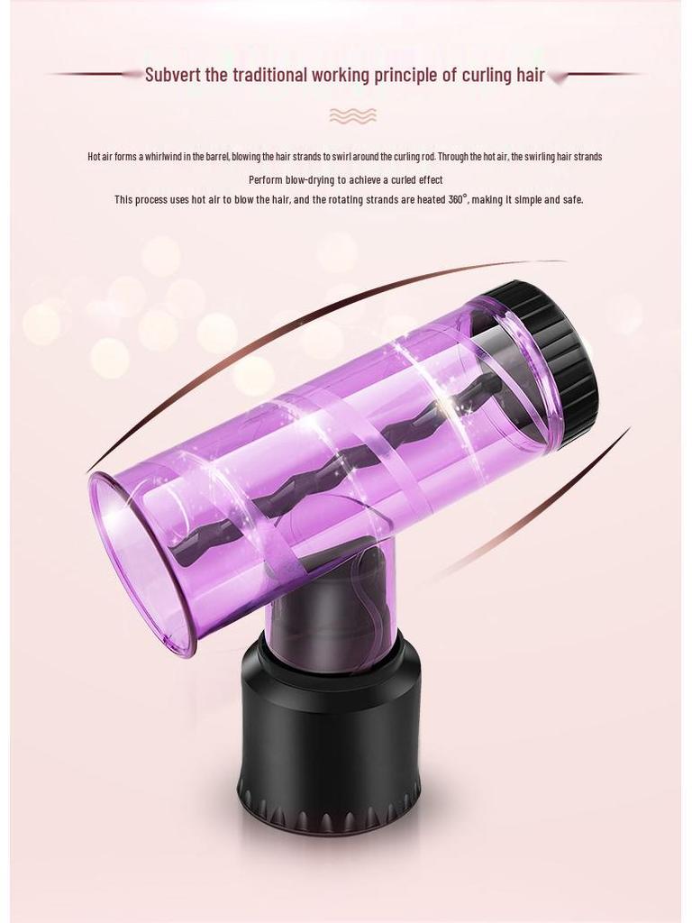 Magic Tornado Hair Curling Tube - Universal Electric Hair Dryer Styler