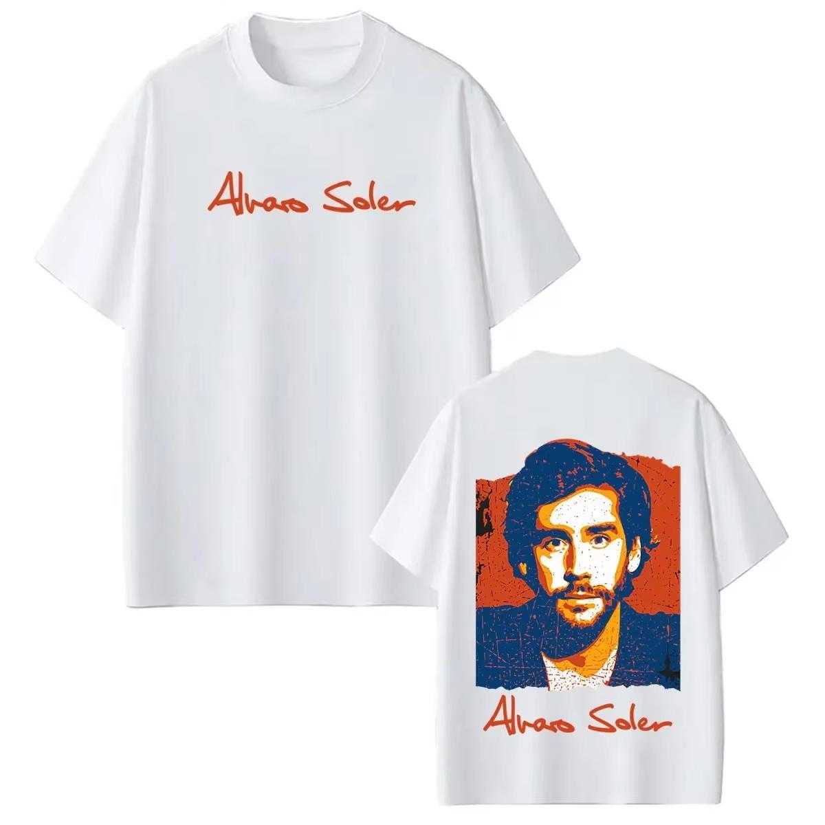 Summer Alvaro Soler Fashion graphics T-Shirt Men Women Vintage Loose Casual Cotton Oversized Y2K shirts S