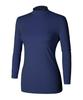 2ELA Women'S Air Snow Cooling Mock Turtleneck Long Sleeve Fingerhole T-Shirt 6 Colors (Type A)