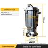 25L Stainless Steel Vacuum Loader Hopper CN Plug (adapter Included)