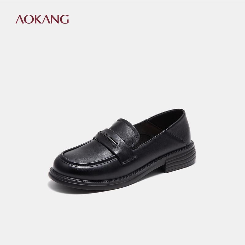 Aokang Women s Soft Sole Slip-On Loafers 37