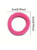 200PCS Women Girls Colorful Nylon Elastic Hair Bands Ponytail Hold Small Hair Tie Rubber Bands Scrunchie Hair Accessories