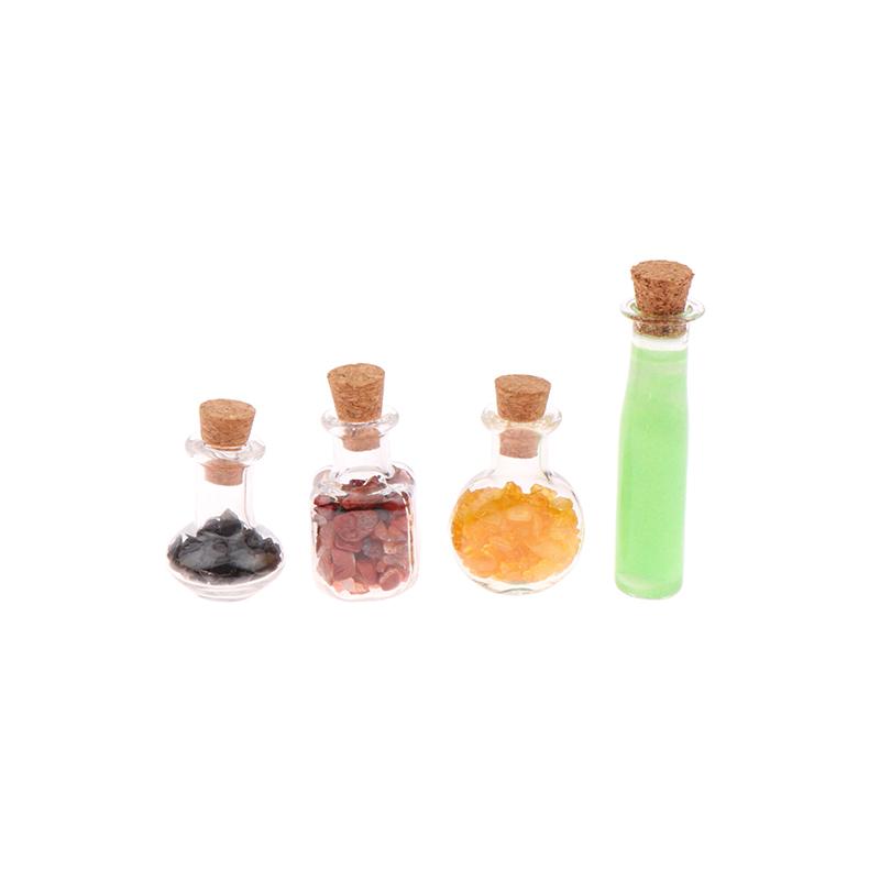 Dollhouse Wizarding World Scene Ornament Vintage Mini Magic Bottle Wand Model Dollhouse Retro Decoration Micro Scene Accessories