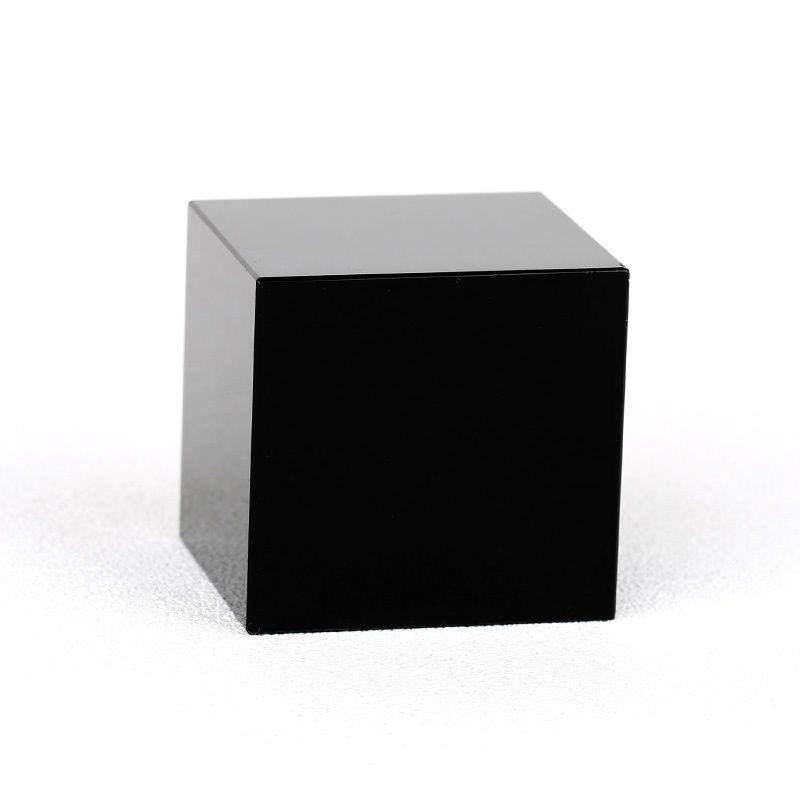 Natural Obsidian Small Cubes Hexahedron Feng