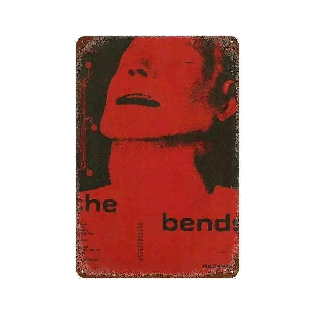 Vintage Rock Band Radiohead Metal Tin Sign Poster Retro Music Art Wall Decor for Home Room Bar Club Man Cave Cafe Pc 26T0104 26T0104